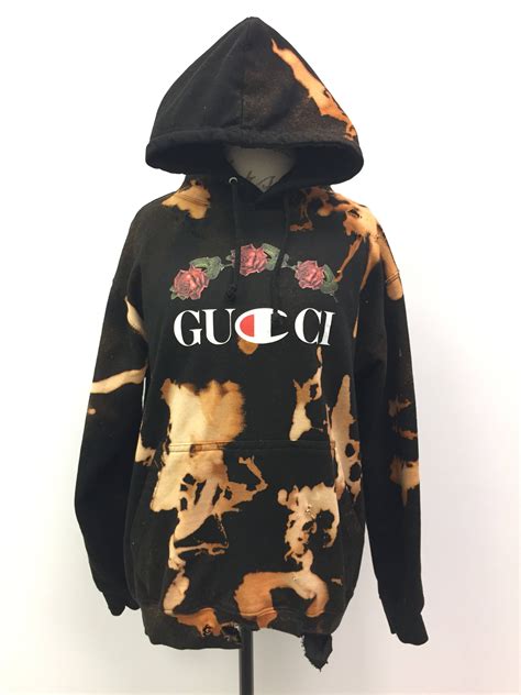 where to buy champion x gucci hoodie|gucci distressed hoodie.